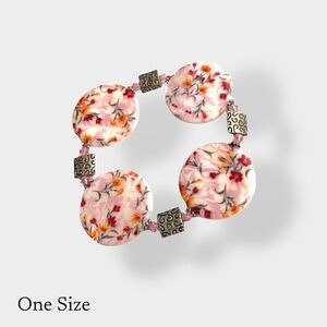𝅺ELEVATE your Style - Floral Patterned Stretchy Bracelet elegance and feminine